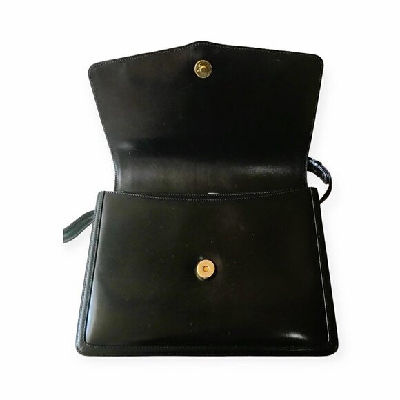 Vintage Gucci Handbag in Black Leather,‎ from 80s - Picture 8 of 16